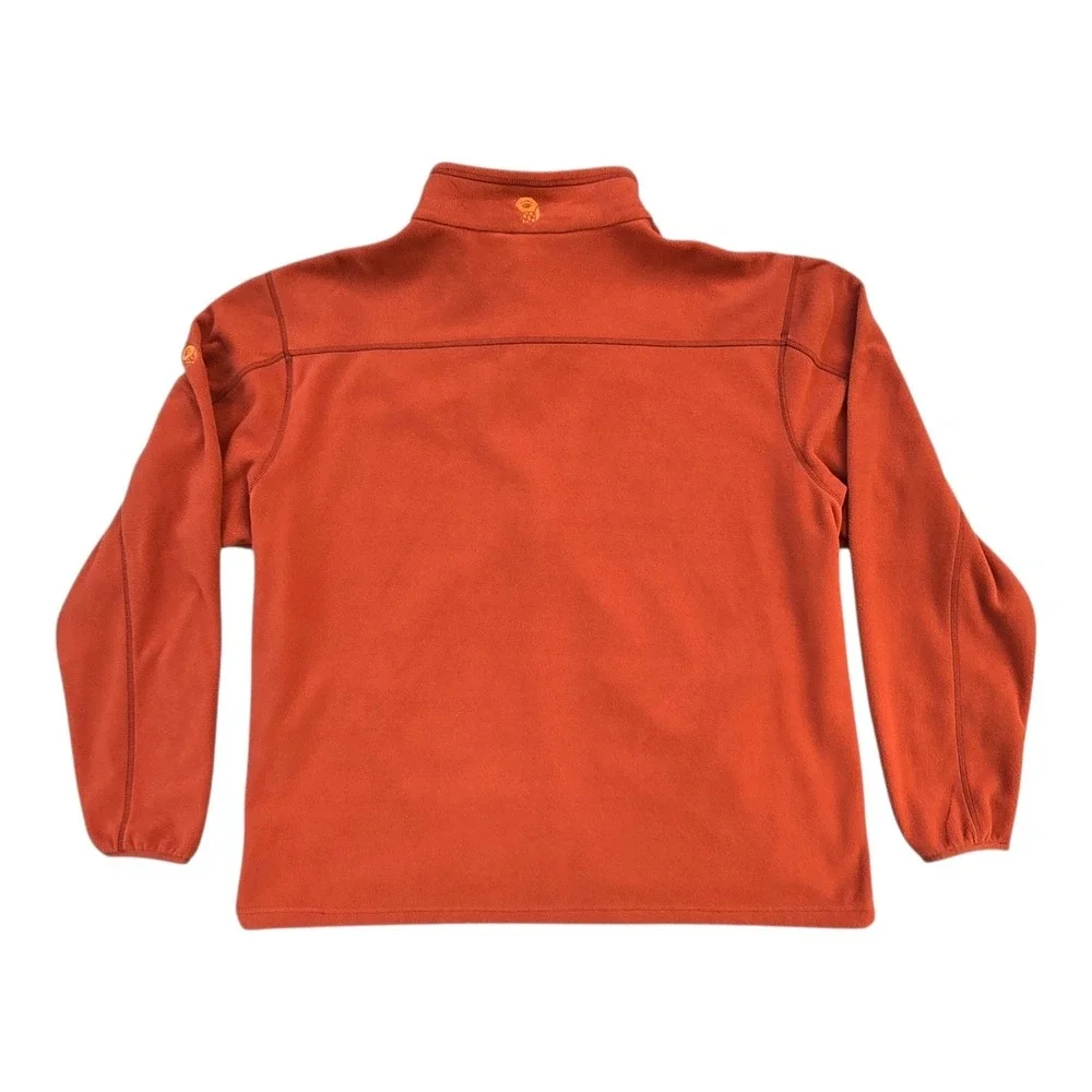 Mountain Hardwear Microchill 2.0 Fleece Jacket Full Zip Orange Rust Men's XXL